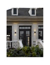 Applique Quadrata Thames Led Doppia Emissione IP54 Antracite 14x14 cm Trio Lighting