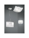 Applique Rettangolare Spirelli 1xE27 Vetro Decorato Con Cerchi Trio Lighting