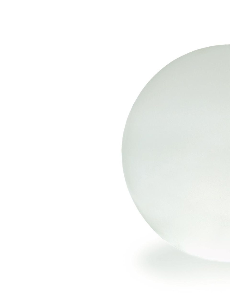 Sfera Da Pavimento D.78  linea ball  bianco