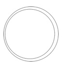 Specchio retroilluminato a LED Linea ORIONE diam. 90 cm
