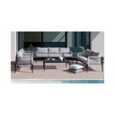 Tavolino Calypso da giardino antracite 110x60 cm