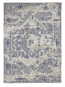 Tappeto moderno in cotone Bombay blu 140x200 cm