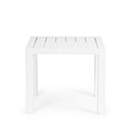 Tavolino alluminio bianco arredo giardino Cruise