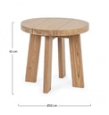 Tavolino arredo giardino legno Bolivar