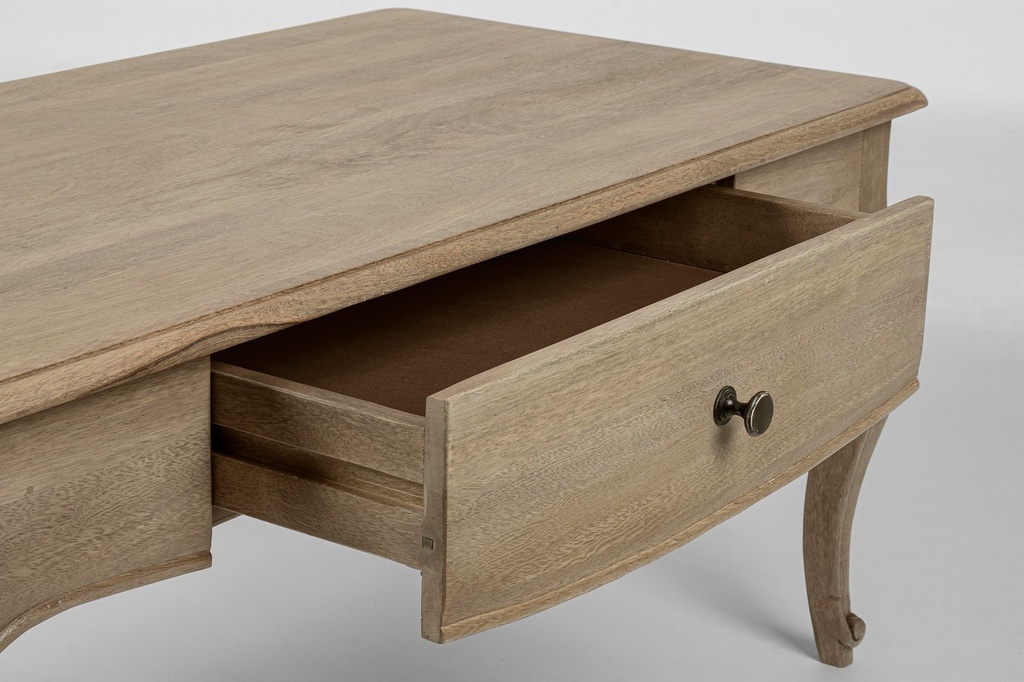 Tavolino classico 1 cassetto legno Domitille