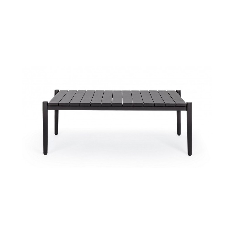 Tavolino Calypso da giardino antracite 110x60 cm