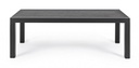 Tavolino Kledi in alluminio antracite 120x70x43h cm