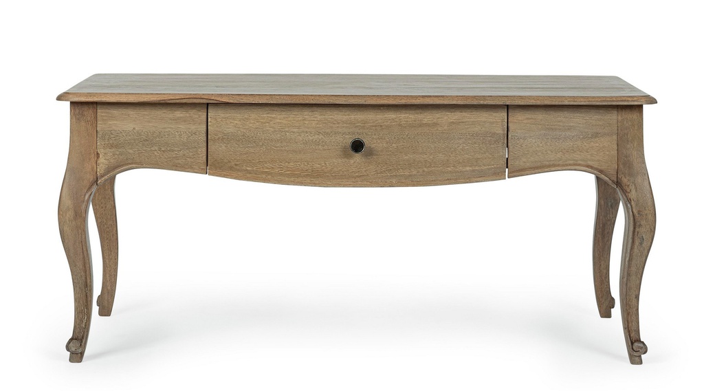 Tavolino classico 1 cassetto legno Domitille