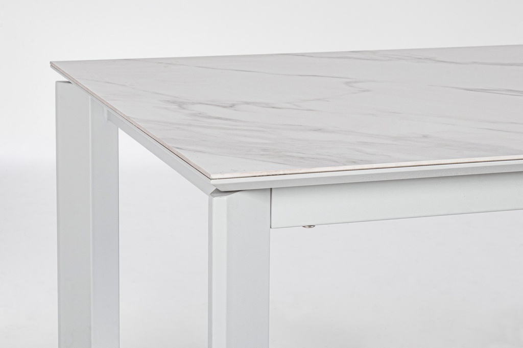 Tavolo allungabile Briva bianco grigio