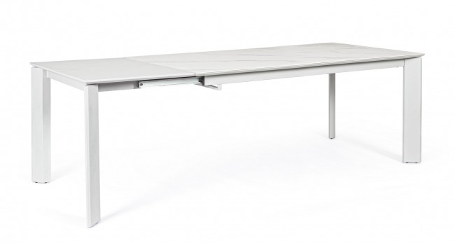 Tavolo allungabile Briva bianco grigio