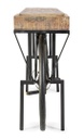 Tavolo consolle design bicicletta retro legno metallo