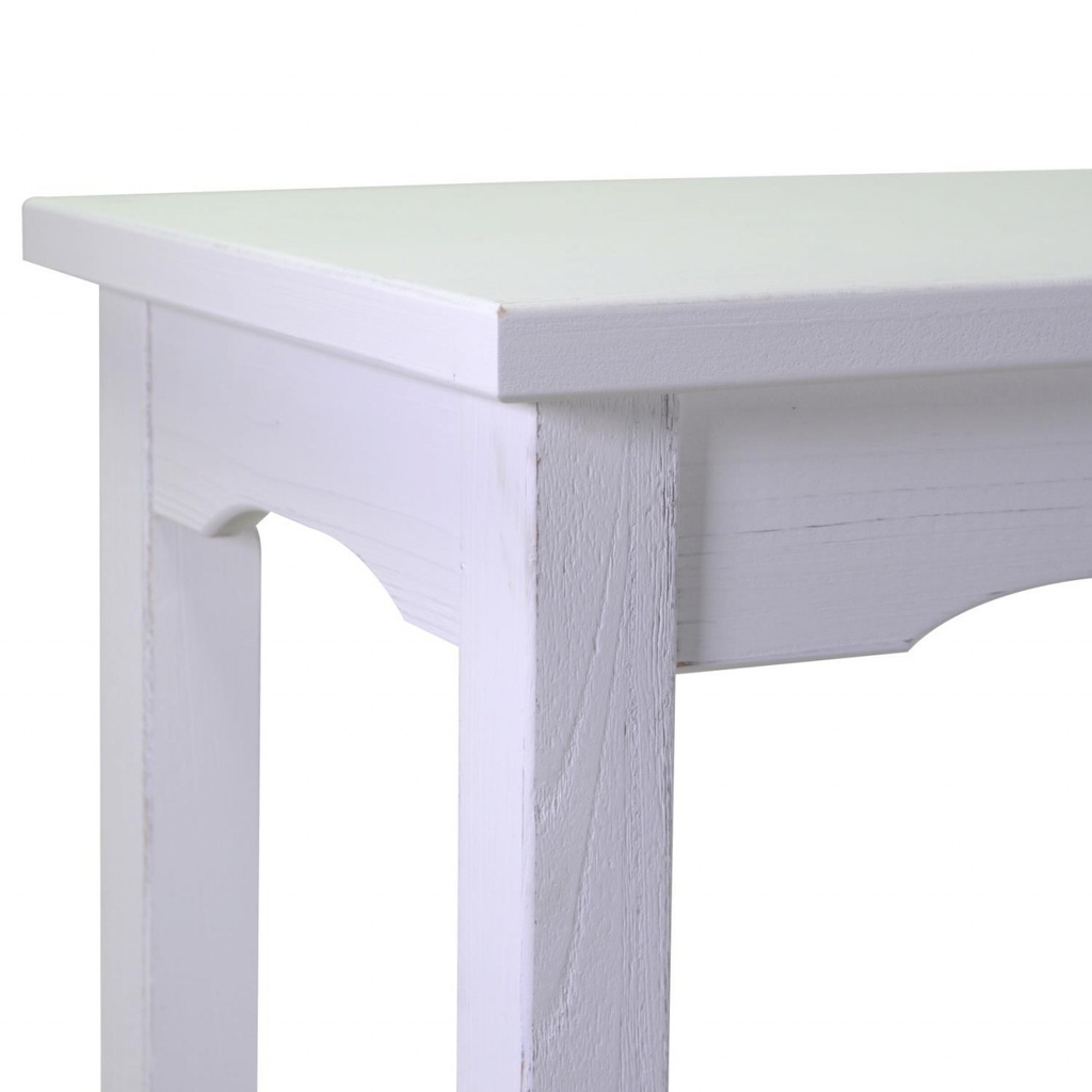 Tavolo esposizione legno nantes bianco quadro cm 50x50h70