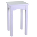 Tavolo esposizione legno nantes bianco quadro cm 50x50h70
