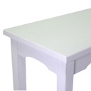 Tavolo esposizione legno nantes bianco quadro cm 50x50h70