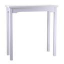 Tavolo esposizione legno nantes bianco rettangolare cm 114x46h100
