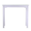 Tavolo esposizione legno nantes bianco rettangolare cm 114x46h120