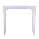 Tavolo esposizione legno nantes bianco rettangolare cm 114x46h120