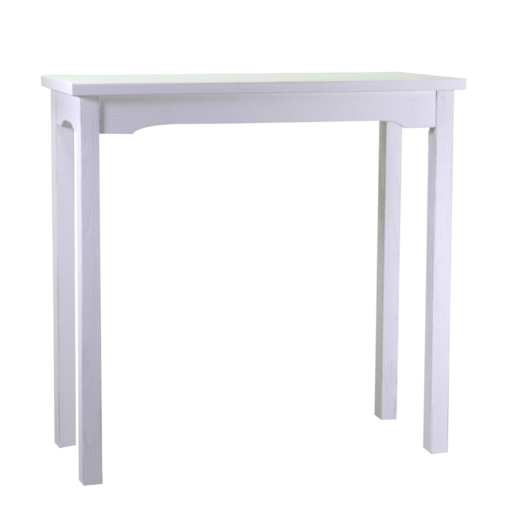 Tavolo esposizione in legno bianco Nantes rettangolare