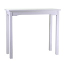 Tavolo esposizione legno nantes bianco rettangolare cm 114x46h120