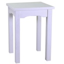 Tavolo esposizione legno nantes bianco rettangolare cm 154x46h100