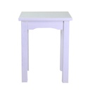 Tavolo esposizione legno nantes bianco rettangolare cm 154x46h100