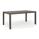 Tavolo per esterno allungabile in alluminio Caffè HILDE YK14 160-240x90x h75 cm