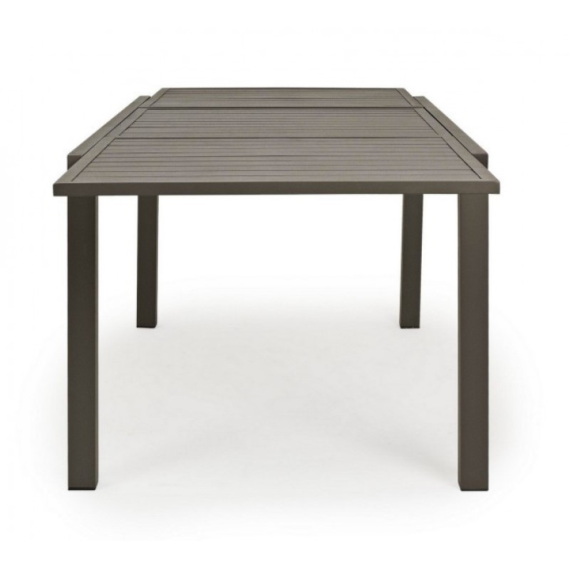 Tavolo per esterno allungabile in alluminio Caffè HILDE YK14 160-240x90x h75 cm