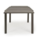 Tavolo per esterno allungabile in alluminio Caffè HILDE YK14 160-240x90x h75 cm