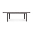 Tavolo per esterno allungabile in alluminio Caffè HILDE YK14 160-240x90x h75 cm
