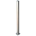 Tenda laterale alluminio tessuto grigio 300x160 cm