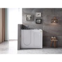Vasca  con sportello Linea Macan Apertura a sinistra 110x63x h97 cm