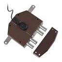  Serratura Elettrica Da Applicare Triplice Art. 6823 Dx - Cilindro 80 Mm Yale