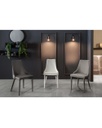 2x Sedia in similpelle Myriam bianca STS