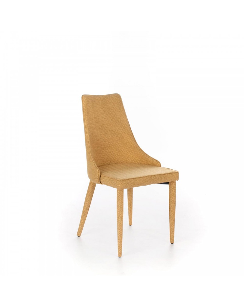 2x Sedia in tessuto Myriam giallo ocra STS
