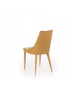 2x Sedia in tessuto Myriam giallo ocra STS