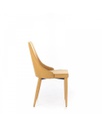 2x Sedia in tessuto Myriam giallo ocra STS