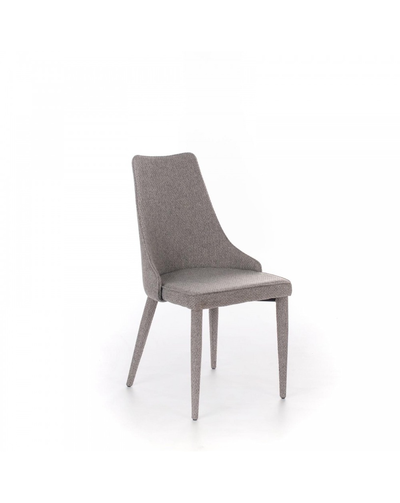 2x Sedia in tessuto Myriam grigio STS