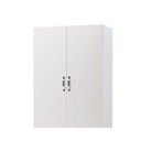 Armadio 2 ante con cassettiera Bianco Frassinato Cm 91x52xH 210 Iperbriko
