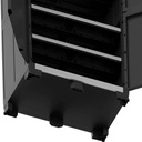 Armadio alto in plastica 3 ripiani rinforzati H188xP54xL89 cm Garage XL (copia)