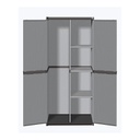 Armadio in resina con portascope e ripiani cm 68 x 39.5 x 168 h (copia)