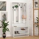 (2c) Mobile ingresso Chester bianco  90x36xh.180 cm(CHESTERBI)