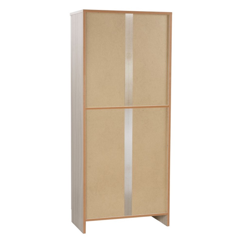Armadio multiuso due ante Olmo Chiaro 62x34x h147 cm