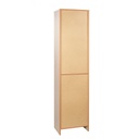 Armadio multiuso due ante un cassetto Olmo Chiaro 46x34x h183 cm