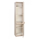Armadio multiuso due ante un cassetto Eucalipto 46x34x h183 cm