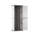 Armadio portascope 3 ripiani  Bianco e Grigio JOLLY ALTO 68x39 x h166 cm (copia)
