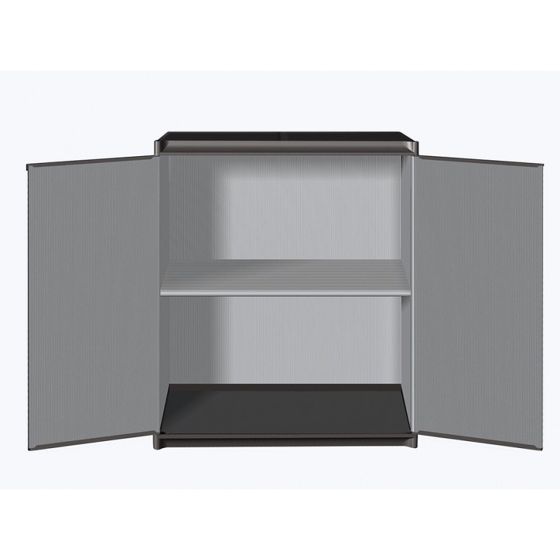 Armadio resina con 2 ripiani e due ante cm 68 x 39.5 x 85 h (copia)