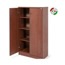 Armadio scarpiera Noce Antico in legno nobilitato 2 ante-4 ripiani h130x71x38