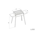 Barbecue Etna in acciaio da esterno cm 122x 62 x 85 h