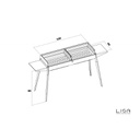 Barbecue ACCIAIO Etna Maxi Dimensioni: cm 150x 62 x 85 h