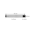 Barra magnetica porta coltelli President con affilatore